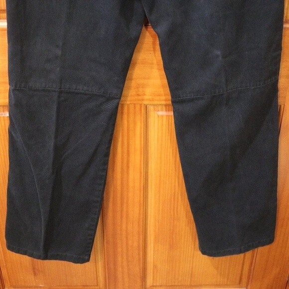 Vintage Ralph Ralph Lauren  Black Baggy Wide Leg Chino Jean's 10 90s y2k - Picture 5 of 16